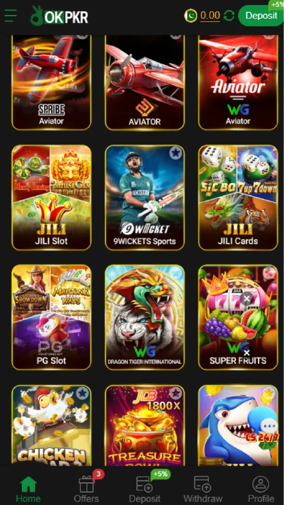 Ok pkr game download