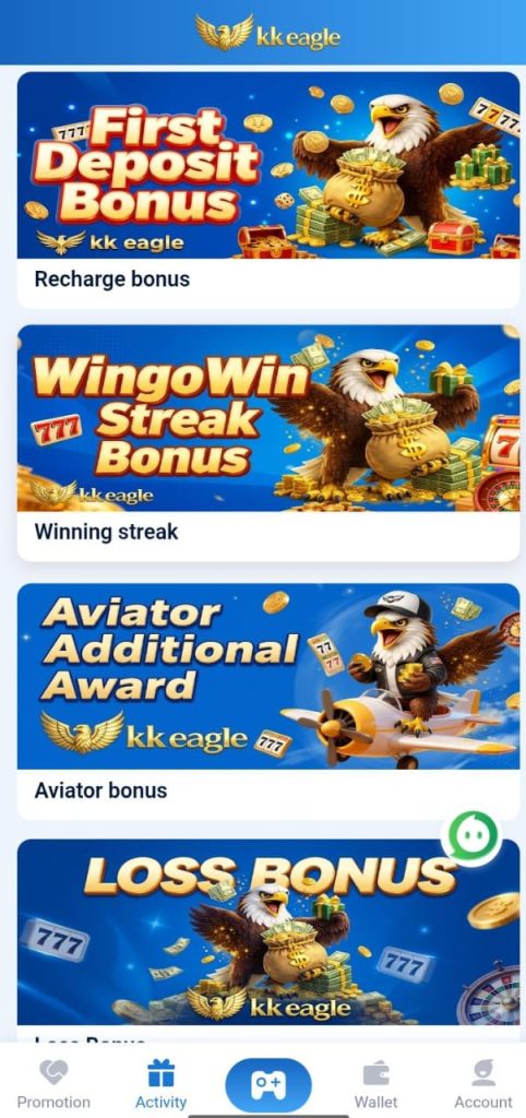 KK Eagle game login