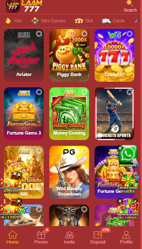 Laam 777 game apk